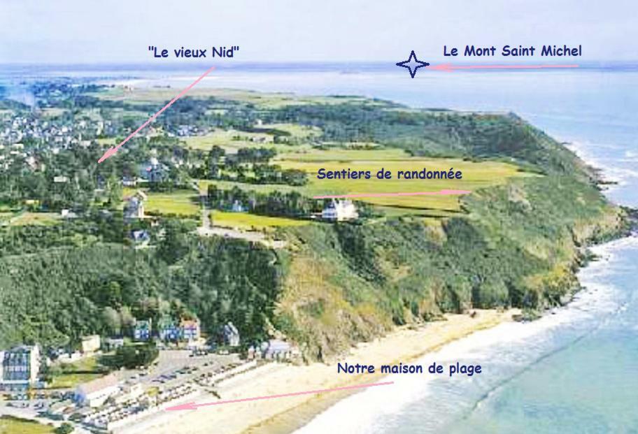 "Le Vieux Nid" Villa Carolles Exteriör bild